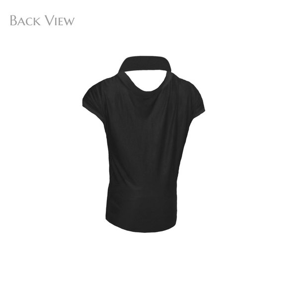 Raise Collar Short Sleeve - Picture 2 of 6